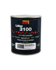 PINTURA ACRILICA LATEX 3100-942 SATINADA BASE DEEP SUR GLS