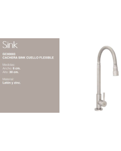 CACHERA CUELLO FLEXIBLE SINK #GC00003