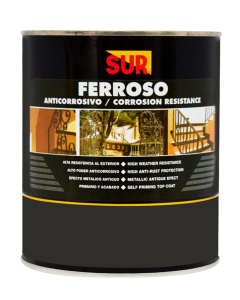ANTICORROSIVO FERROSO NEGRO 9500-700 SUR GLS