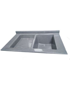 PILA GRANITO SINTETICO ECO 95 X 60  GRIS ( T IZQUIERDO)