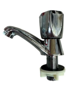 LLAVE LAVATORIO. KENNETH #110042 CROMO HEXAGONAL.