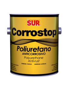 ANTICORROSIVO CORROSTOP POLIURETANO NEGRO MATE 9040-700 SUR GLS