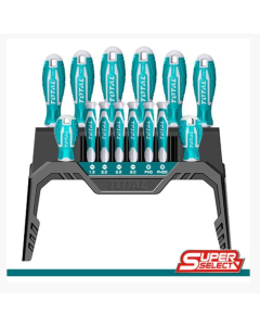 JUEGO DESATORNILLADOR TOTAL 14PCS #THT250614