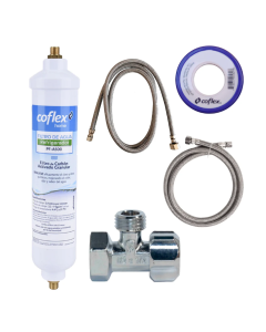 KIT COFLEX PARA FREGADERO/REFRIGERADORA 1.5MT 1/4X1/4 #JVR-IM150