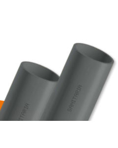 TUBO PVC 3" SANITARIO BLANCO - GRIS (3 MTS)