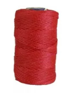CUERDA ALBANIL COLOR ROJO 115G 210D-27