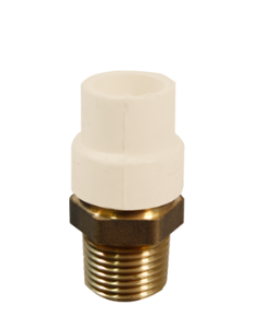 ADAPTADOR CPVC 1/2 MACHO ACOPLE METALICO AMANCO #65333