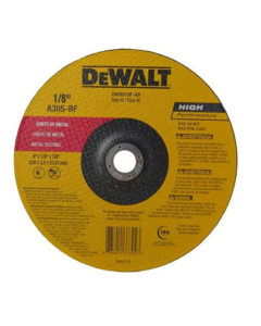 DISCO CORTE METAL 9" GRUESO DEWALT DW4918F