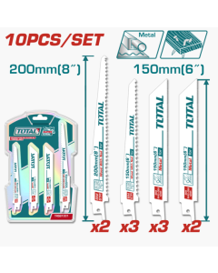 JUEGO HOJAS SIERRA TOTAL 10PCS #TRSB1001 #40006831