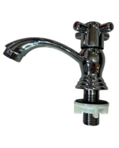 LLAVE LAVATORIO. KENNETH #109453 CROMO CRUZ 945-B29