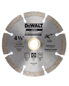 DISCO DIAMANTE DEWALT SEGMENTADO 4 1/2" DW47452HP