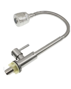 LLAVE BAR AS FLEXIBLE. NEGRO CONASPERSOR DOBLE FUNC. #8817A-SS301 AMERICA SANITARY