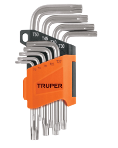 JUEGO LLAVES ALLEN TRUPER 9 PZS TORX TRUPER #15554