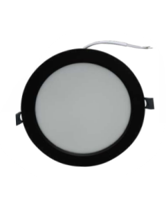 LAMPARA LED 9W RED NEGRO LUZ DIA 6500K 810LMNS #FM-DOB-9RBK-D