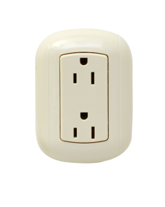 TOMA BTICINO DOBLE OVAL P38 PARCHE