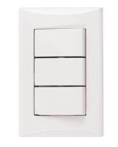 APAGADOR EAGLE TRIPLE PLATA BLANCO 1005-W