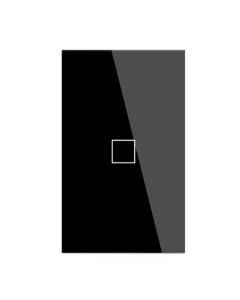 APAGADOR SONOFF INTELIGENTE SENCILLO NEGRO WALLTOUCH T1 433MHZ 1CH