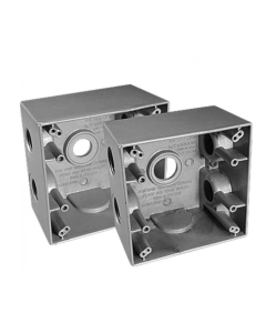 CAJA CUAD PESADA 5 HUECOS DTB-100 1" INTERPERIE EAGLE