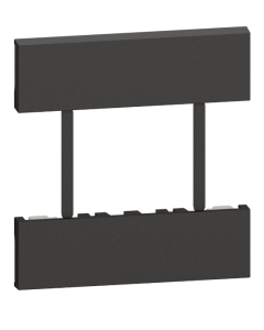 CUBIERTA TOMA AMERICANO 3 MOD NEGRO LIVING NOW KG52 BTICINO