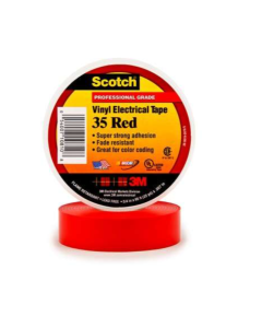 TAPE 3M SUPER 35 COLOR ROJO