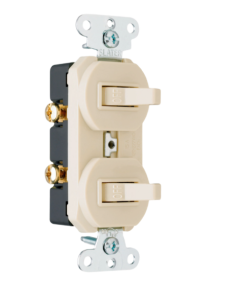 APAGADOR DOBLE 15A 125V MARFIL 690I-GF