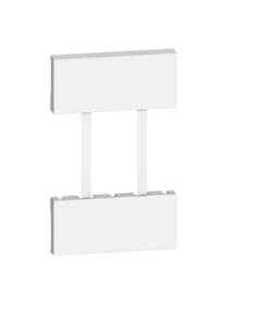 CUBRETECLA SENCILLA 2 MOD P/ TOMA LIVING NOW BLANCO KW51 BTICINO