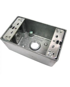 CAJA RECTANGULAR PESADA 3 HUECOS  FSB75-3 (3/4) INTERPERIE EAGLE