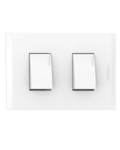 APAGADOR BTICINO DOBLE NOBILE BLANCO 15A  AF2200EB