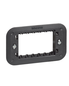 SOPORTE 3 MOD CON CARCASA PROTECTORA LIVING NOW K4703 BTICINO