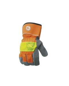GUANTE CUERO REFLECTIVO G&E TALLA L DOBLE PALMA GG322LC