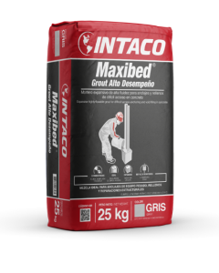 MAXIBED ALTO DESEMPENO CEMENTO EXPANSIVO 25 KG  INTACO PT0216