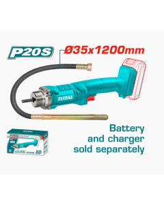 VIBRADOR CONCRETO BATERIA TOTAL 20V SINBAT TCVLI202301