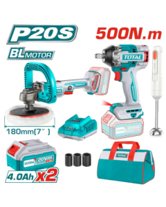 COMBO PISTOLA IMPACTO TOTAL 20V+PULIDORA 2 BAT UTOSLI240686