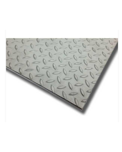 LAMINA PUNTA DIAMANTE HIERRO NEGRO  1.22 X 2.44 X 1/4