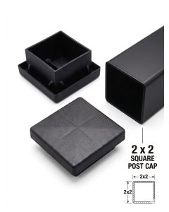 TAPA PARA POSTE GALVAPANEL 50 X 50 NEGRA