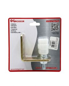 RODIN DE NYLON DE 30 X 40 CON ESCUADRA DE 3/16 GROSSOR #105608