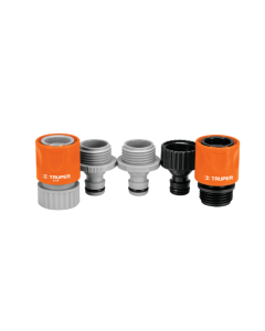 ACOPLE MANGUERA RAPIDO TRUPER PLAST SET #12728