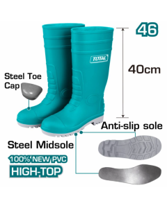 BOTA HULE VERDE PUNTA ACERO TOTAL #TSP302S1P46