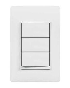 APAGADOR BTICINO TRIPLE LUZICA BLANCO (2 SENC 1 THREE WAY) 15A PU5303