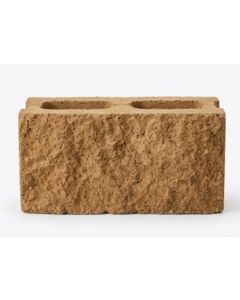 BLOCK ESCARPADO 15 X 20 X 40 CAFE PEDREGAL