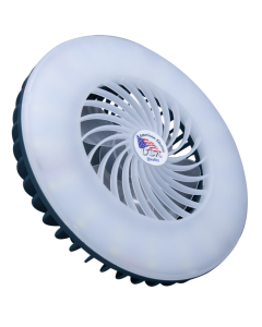LAMPARA LED PARA CAMPING CON ABANICO