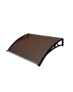ALERO PARA PUERTA Y VENTANAS BRONCE 125 CM X 100 X 5.2MM