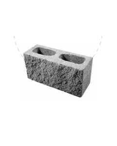 BLOCK ESCARPADO 15 X 20 X 40 GRIS PEDREGAL