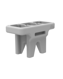 PILA PLASTICA OASIS DOBLE BATEA GRIS PROD0000408 ECOTANK (1.46A X 0.70F X 0.89ALTO)