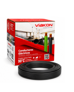 CABLE # 12 NEGRO (CAJA) THHN VIAKON