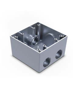 CAJA CUADRADA PESADA 5 HUECOS DTB-75  3/4 INTERPERIE EAGLE