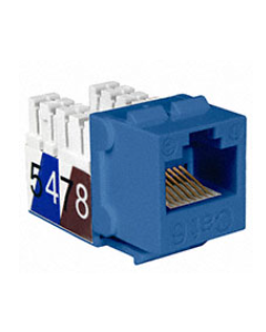 JACK MODULAR CAT6 RJ45 AZUL NKJ-6502