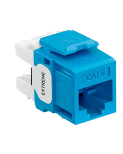 JACK LEVINTON RJ45, serie extreme, categoria 6, color azul LEV61110-RL6