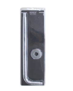 NIPLE PARED CURVO RED. 22 X 400 CROM KENNETH #100129