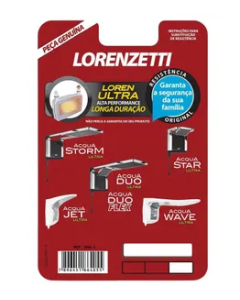 RESISTENCIA DUCHA LORENZETTI 127V ULTRA STORM/STAR 5500W #7587679